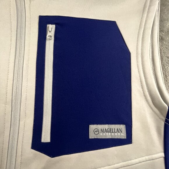 Magellan Fishing Gear Vest Men's Medium Grey Full Zip Moisture Wicking 7361965 - Picture 10 of 14